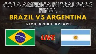 Brazil vs Argentina Live Scores | Copa America Futsal 2026 Final