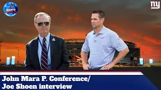 New York Giants│John Mara press conference & Joe Shoen interview