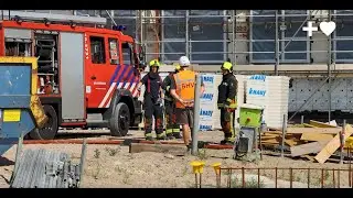 BHV-oefening op Zelling in Nieuwerkerk a/d IJssel