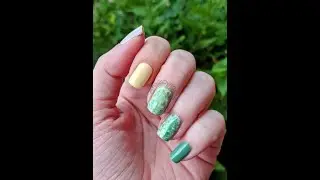 Smoosh Nail Art Tutorial ~ Easy Marble Nail Design