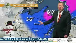 Devin's Fish Fry Friday Forecast 1/9/26