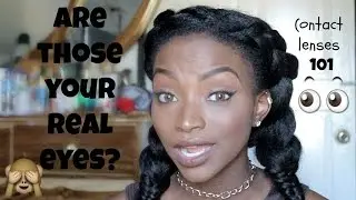 Contact Lenses 101| All you need to know! | Fresh Look Contacts Review & Demo