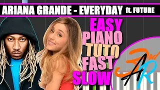 EVERYDAY (Ariana Grande ft. Future) EASY Piano Tutorial / Cover SYNTHESIA