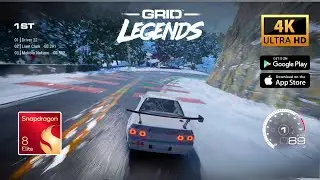 GRID LEGENDS MOBILE - 4K 60FPS // SNAPDRAGON 8 ELITE [With Controller]