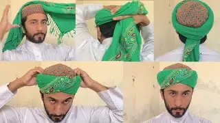 How to tie Beautiful Sufi Amamah turban || Amamah tutorial || Majid shah