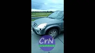 https://crashnews.org | На трассе Новосибирск-Кемерово ребенок за рулем Хонды топит 100 км/ч