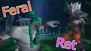 [WoW] Feral Druid vs Ret Paladin (Claak vs Savix) | Patch 7.3.5