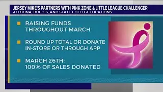 Jersey Mike&rsquo;s month of giving to support Pink Zone Little League Challenger