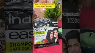Indica Easy Shampoo Hair Color  Review ✨ Indica hair color how to use #IndicaEasyHairColor #mfam
