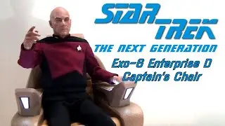 Star Trek Sundays! Обзор кресла капитана Exo 6 TNG 1:6 в масштабе