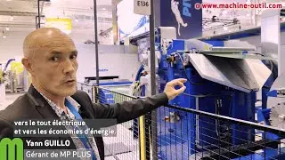Ligne de poin&ccedil;onnage formage et cisaillage de t&ocirc;le en bobine &agrave; fonctionnement &eacute;lectrique Pivatic