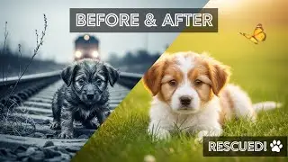 From Railroad Tracks to Safety 🐾 | Emotional ASMR Puppy Rescue