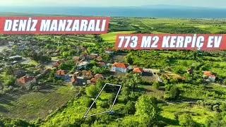1795- Gönen Kınalar'da Harika Deniz Manzaralı 773 m2 Kerpiç Ev ve Arsası