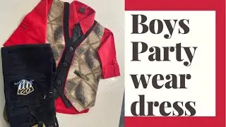 Baby Boy&rsquo;s Birthday Party Wear Dress | Kids Party Wear Dress for Boys 1 to 4 Years