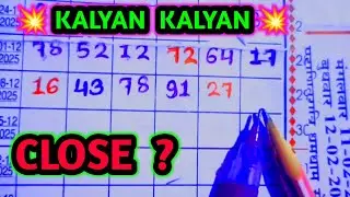 💥Kalyan Trick Today 13-12-2025 ! Kalyan fix open & jodi ! Kalyan Today ! Kalyan trick Live