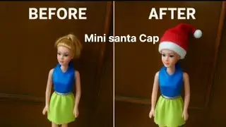 Mini Santa Cap Stitch 🎄 | Cute Handmade Christmas Craft  | DIY @Creativemomhub07 