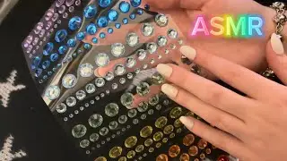 ASMR Rhinestone Sheet Tapping/Scratching
