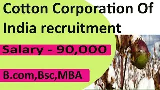 All India Cotton Corporation job  recruitment 2020