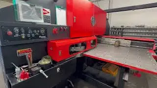33 Ton Amada Pega 357 CNC Turret Punch, Stock #13191