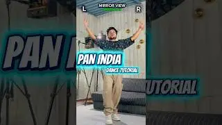 PAN INDIA | SLOWED DANCE TUTORIAL | GURU RANDHAWA | #ytshorts #dance