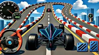 Unlimited Formula Car Racing 3D - Impossible Mega Ramp GT Car Stunt - Android Gameplay