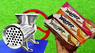 CHOCOLATE BISCUITS vs MEAT GRINDER : EXPERIMENT