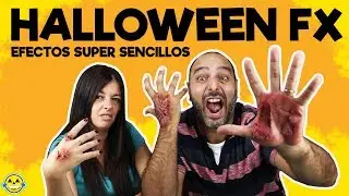 🎃4 MAQUILLAJES FX SUPER SENCILLOS PARA HALLOWEEN!! HALLOWEEN EASY MAKE UP FX