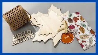 Dollar Tree Leaf Makeover || Fall Decor DIY || Just 1 Quick Craft 