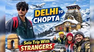 Delhi to Tungnath Solo trip with strangers💀/ Part -1 Delhi to Chopta kya main servive kar paunga??
