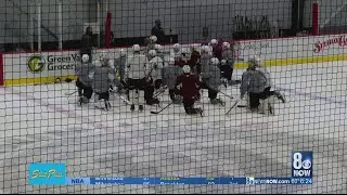 Silver Knights hit the ice for first time at Lifeguard Arena