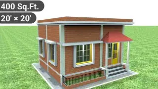 400 Sqft Low Budget House Design With Brick Work । #bongohousedesign ।  @bongelectro