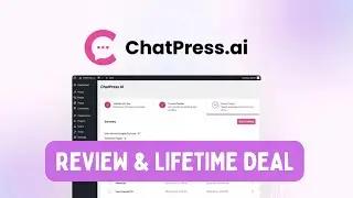 ChatPress. AI Reviews and Lifetime Deal | Create Custom ChatGPT-style Chatbots Trained