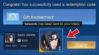 CLAIM FREE Itachi Uchiha Skin in MLBB (REDEEM CODE)
