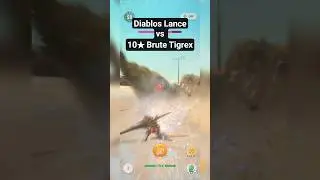 Diablos Lance vs 10★ Brute Tigrex - #mhnow #モンハンnow #mhnowindonesia #lance #ランス