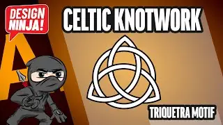 Создайте мотив Triquetra с кельтским узором в Illustrator.
