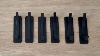 Black Command Hooks for Wall   6 Pack Matte Black Curved Double Hooks Review