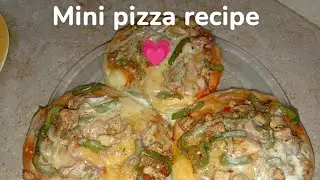 Restaurants style mini pizza recipe| simple and easy recipe by @GharKaKhanaSafia