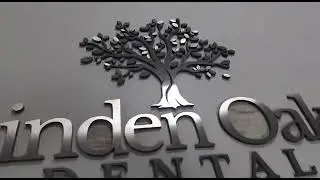 Brushed silver Custom logo sign, Laser Cut Logo Sign, 3D Business Sign, Custom Laser Cut