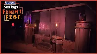 Сожжение ведьмы, Зона страха, Полное шоу, Фестиваль страха, Six Flags, Frontier City, POV, 60 кад...