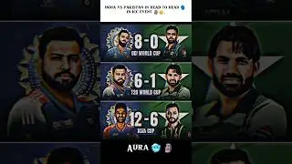 India vs pakistan head to head 🗣️🥶.#xtention #rohitsharma #viratkohli #india
