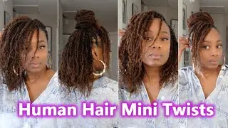 Мини-косички с наращенными волосами | Обновленный урок | С участием EXYHAIR #косички #плетение
