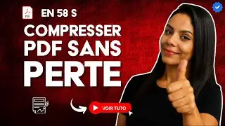 Comment Compresser un PDF sans PERDRE de QUALIT&Eacute; en 58 S