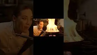 Shocked Reaction to Flaming Pan | Amazing Cooking Moment