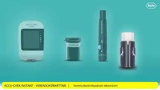 Accu Chek Instant - verensokerimittauksen tekeminen