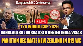 Bangladesh journalists denied India visas | PAK decimate NZ in U19 WC | Ronchi becomes ISU coach