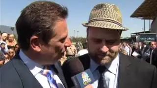 Trainer Doug O'Neill Wins The Santa Anita Derby