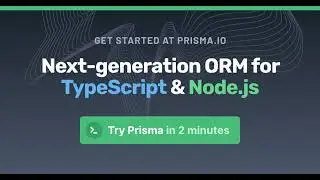 GitHub - prisma/prisma: Next-generation ORM for Node.js & TypeScript | PostgreSQL, MySQL, MariaDB...