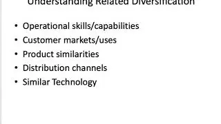 Corporate Strategy 7  Diversification Strategies