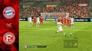 PES 2019 | Dusseldorf vs Bayern Munchen | Match Gameplay