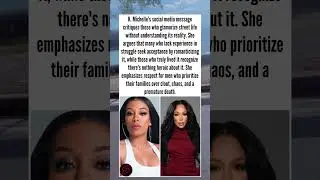 K. Michelle: Real heroes choose family, not the streets.  #kmichelle #shorts #viral